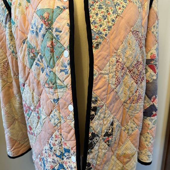 OOAK CARLEEN Patchwork Quilted Women's Jacket PRISTINE - Picture 4 of 6